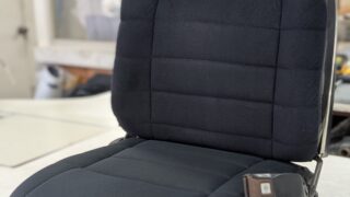 日産ローレル|シートフレーム修理+一脚座面のみ張替え施工事例