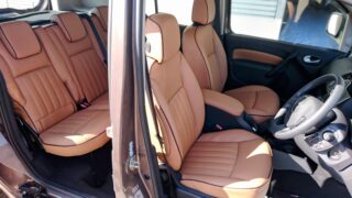 【ルノー カングー シート張替え】カバーでは出せない質感|シート・ドア内装施工